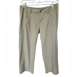 Patagonia Low Rise Khaki Cropped Capris Pants, Size 4